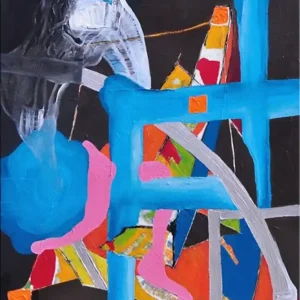 Acrylgemälde, E.v.d.Meer: "A MATTER OF TIME", Originalgemälde (Unikat) Günstig
