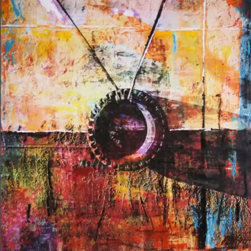 Begrenztes Angebot Moderne Kunst von Holger Mühlbauer-Gardemin: "Fender", Originalkunstwerk (serielles Unikat)