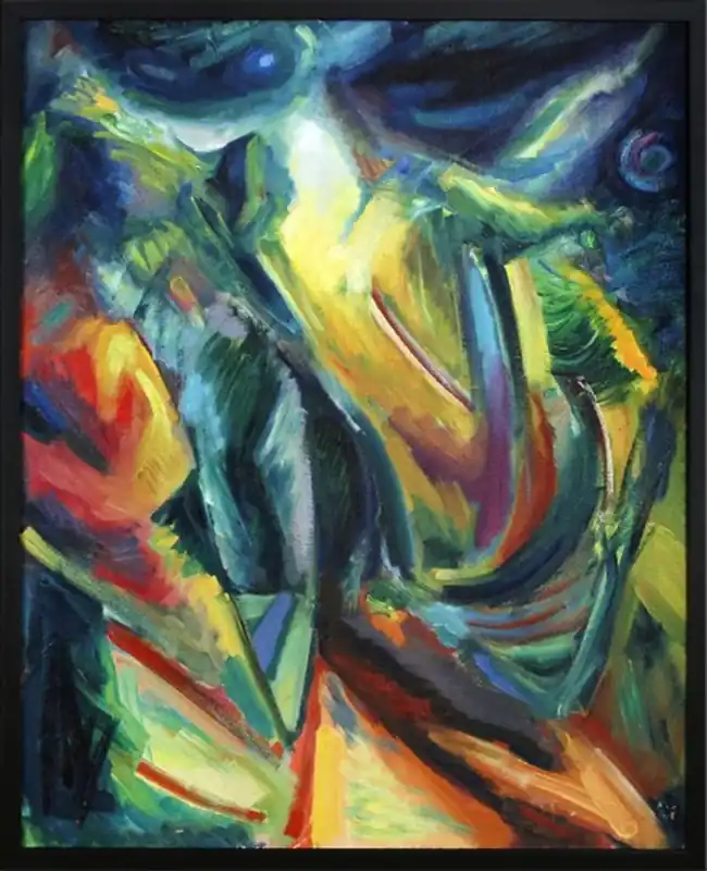 Nur Für Kurze Zeit Informelle Kunst, Maciej Cieśla: "Natur, Wind, Einsamkeit 4"