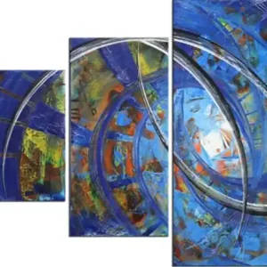 Neuheit Mehrteilige Acrylbilder: Erneuerung I, R. König, Originalgemälde (Unikat)