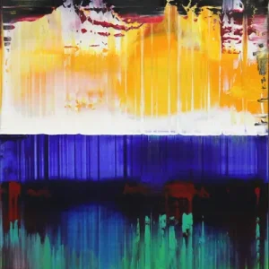 Preisknaller Originalgemälde: "Morning vs. Night I", G. Hung, Unikat
