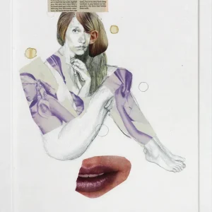 Highlight S. Petrunov: "Drawing - collage, Nr. 2/10", limitierter Kunstdruck