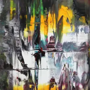 Originalgemälde: "Lights of Singapore I", G. Hung, Unikat Top-Seller