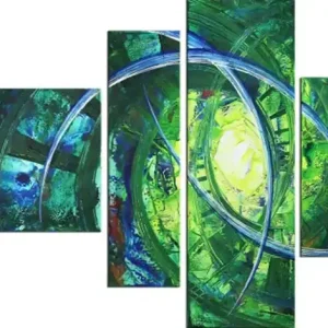 Saisonangebot Mehrteilige Acrylbilder: Next Level I, R. König, Originalgemälde (Unikat)