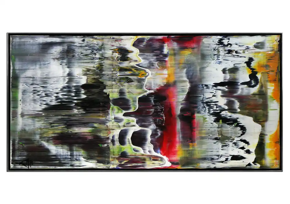 Garantierte Lieferung Moderne Kunst, G. Hung: "Psychedelic Faces" (ri), Unikat/Original
