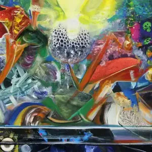 Moderne Kunst: "Blüten der Träume I", K. Namazi, Original/Unikat Jetzt Kaufen