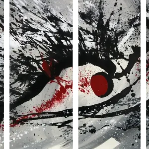 Abstrakte Originalkunst : "Gravitationswellen II", G. Hung, Unikat Top-Angebot