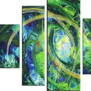 Preisknaller Mehrteilige Acrylbilder: Summervibes I, R. König, Originalgemälde (Unikat)