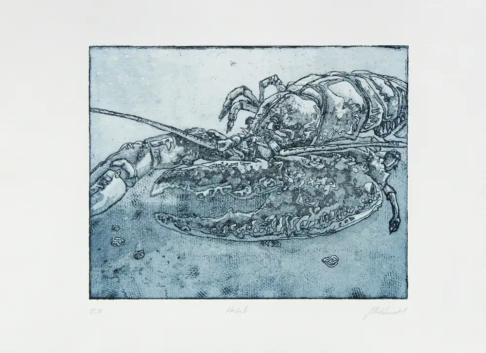 C. Blechschmidt: "Herbert", Originale Grafik/Radierung Online Kaufen