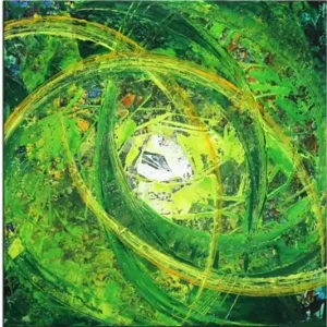 Neu Im Sortiment R. König: "Sommerwind I", mehrteilige Acrylbilder, Originalgemälde (Unikat)