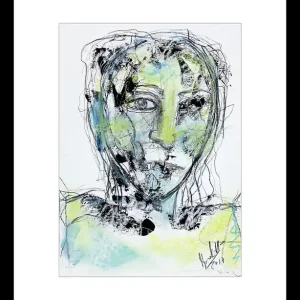 Fineartprint, signiert: "Fragil IV", I. Schmidt, limitierte Edition auf Papier, Nr. 1/150 Markenprodukt