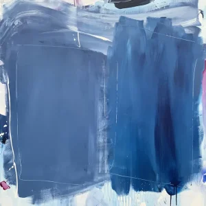 S. Kirsch: "Blue Wishes I", Originalgemälde (Unikat) Kracherpreis