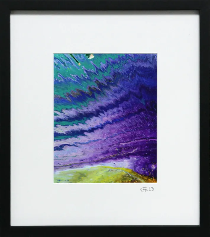 Angebot Abstrakte Originalkunst: "Farbbrandung II", G. Hung, Unikat