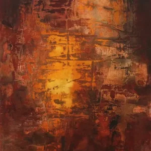 Letzte Chance U. Gaiser: "Inner Temple 3", Original/Unikat, hochwertiges Strukturgemälde