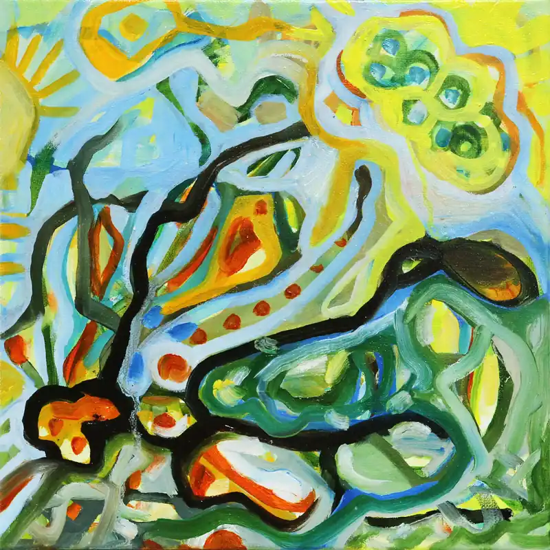 Ölgemälde: "The Sun comes out", Original/Unikat, J. Riemer Bestpreis