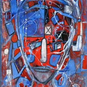 Expressive Acrylmalerei, I. Schmidt: "Fragmentiert" Highlight