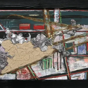 C. Blechschmidt: "Das alles kommt mit", Original/Unikat, zeitgenössisches Öl- und Acrylgemälde Garantierte Lieferung