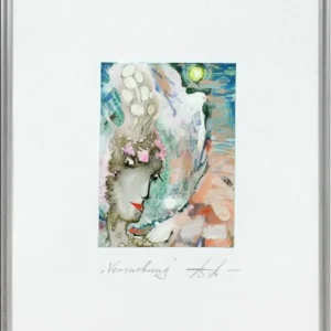 Grafik auf Papier/Karton, Andy Larrett: "Versuchung" Wochenendangebot