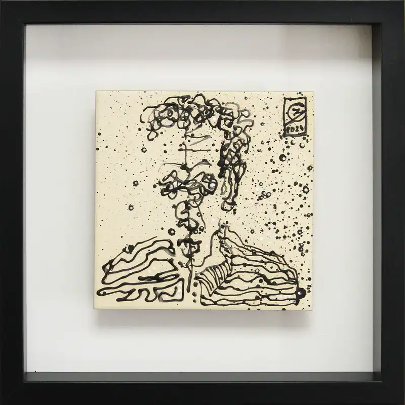 C. Blechschmidt: "Holger", Original/Unikat, zeitgenössisches Acrylgemälde Markenware