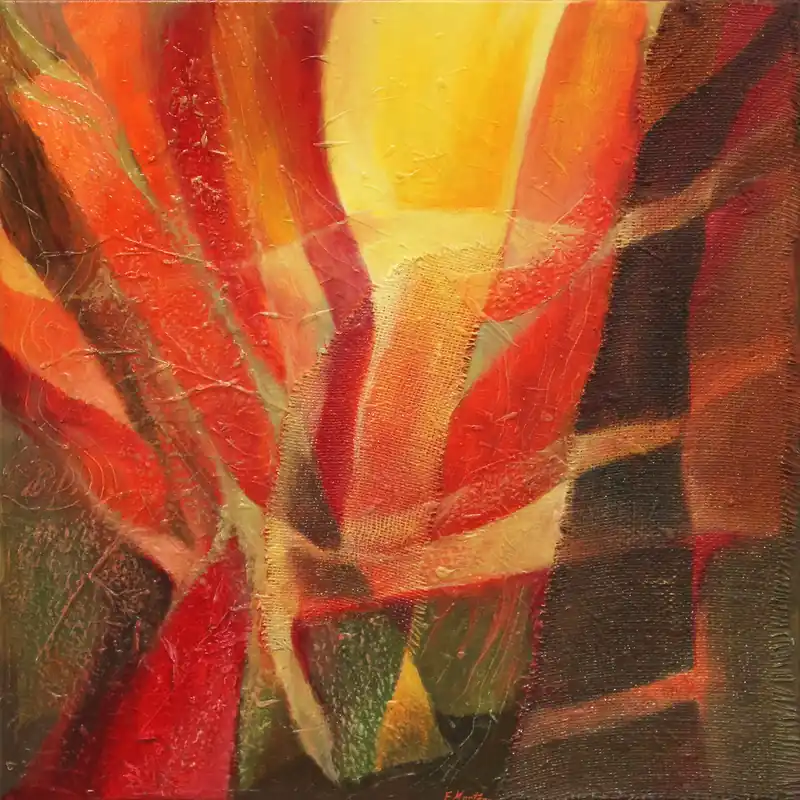 Sonderaktion Abstrakte Malerei von Ewa Martens: "Lichtblick", Original/Unikat