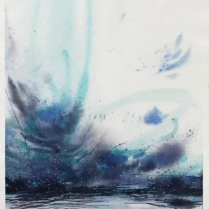 Aquarellmalerei: "Fantasie I", Original/Unikat, F. Bär Must-Have