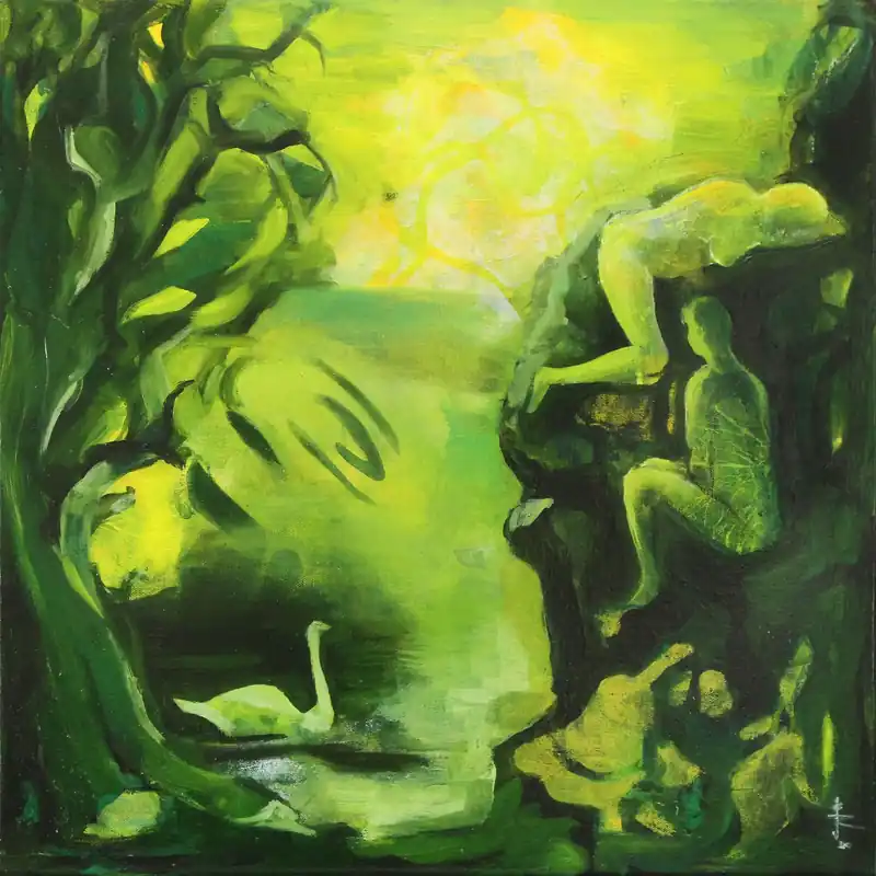 Ölgemälde: "Sommergold", Original/Unikat, J. Riemer Jetzt Kaufen