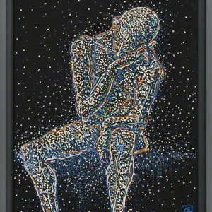 Knallerangebot C. Blechschmidt: "Reste einer Chance", Original/Unikat, zeitgenössisches Acrylgemälde