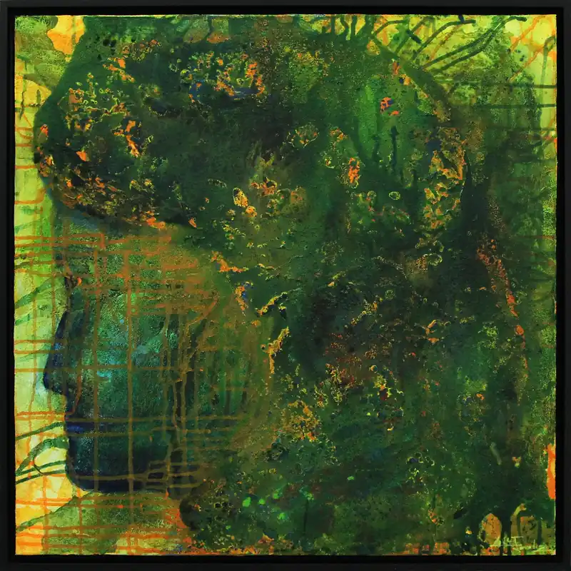 Originalgemälde: "Modest Girl I", Unikat, Acrylbilder, J. Fernandez Jetzt Kaufen