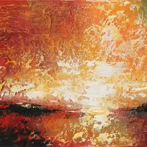 Knallerangebot Originalgemälde: "Ferne Gestade IX", G. Hung, Unikat