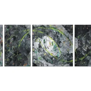 Jetzt Bestellen R. König: "Auflösung II", mehrteilige Acrylbilder, Originalgemälde (Unikat)