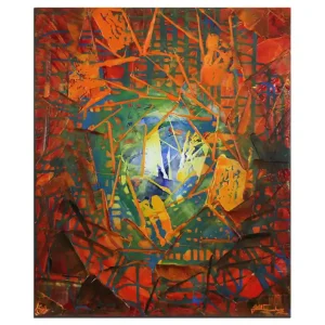Poetische Acrylbilder, J. Fernandez: "Zwei Seelen" (Unikat) (ri) Letzte Chance