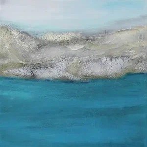 Sonderaktion M.Rick: "White cliffs", abstraktes Originalgemälde (Unikat)