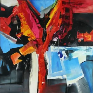 Top-Preis Moderne Ölbilder, B. Ossowski: "Emotional Expression", Originalgemälde (Unikat)