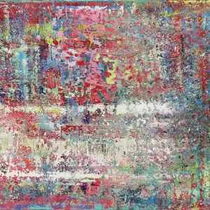 Mixed Media: "Nympheas", Original/Unikat, V. Heil Preisknaller