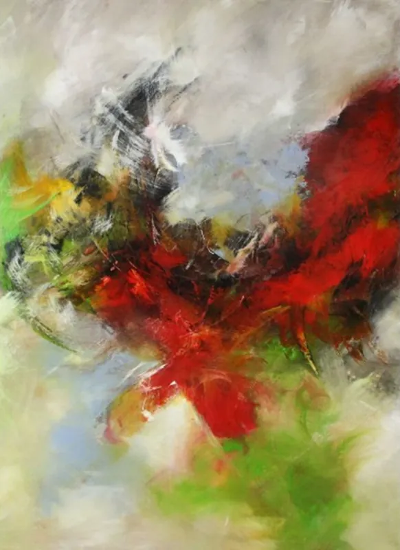 Geprüft Informelle Kunst, C. Middendorf: "Inspiration", Originalgemälde (Unikat)