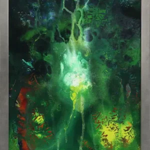 Super-Preis Moderne Originalkunst: "Dach des Waldes I", J. Fernandez, Unikat