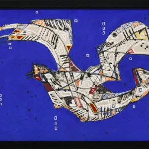 Mega-Angebot C. Blechschmidt: "Ganz leicht", Original/Unikat, zeitgenössisches Acrylgemälde