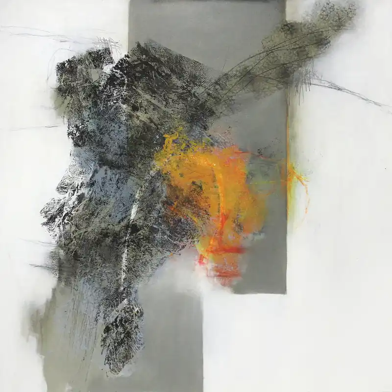 Highlight R. Schleeh: "Schräglage", Originalgemälde (Unikat), zeitgenössische Kunst
