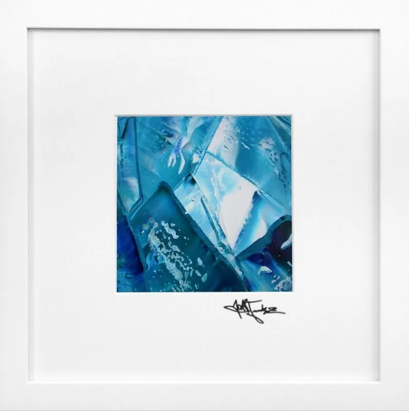 Rabatt Edition, signierter Kunstdruck, Julio Fernandez: "Eisschlucht III", Nr. 4/199