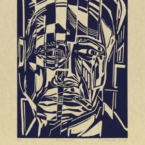 K. Blechschmidt: "Sehnsucht", originale Grafik/limitierte Auflage, Linolschnitt Bestseller