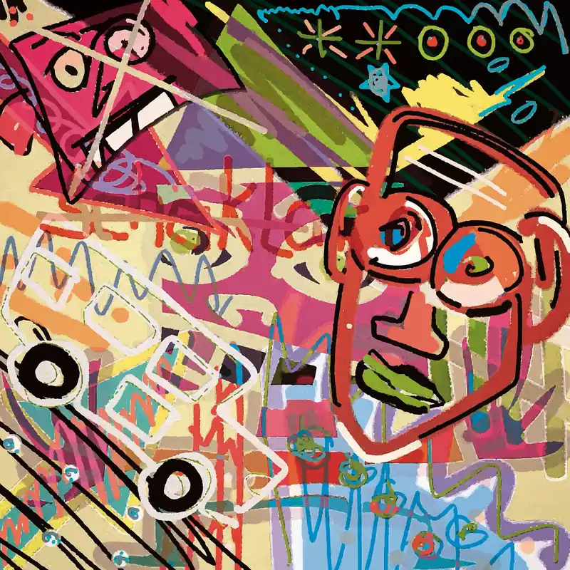 Kunstdruck, signiert: "Accident", Holger Mühlbauer-Gardemin, Edition, Nr. 1/150 Neu