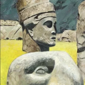 Zeitgenössische Malerei von Uwe Fehrmann: "Nemrut Dag I", Originalgemälde (Unikat) (A) Wochenendangebot