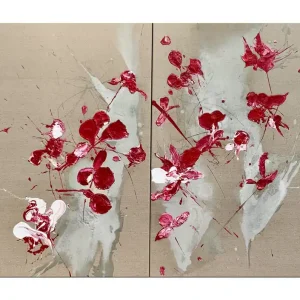 S. Kirsch: "Wallflower 4", Originalgemälde (Unikat) Sale