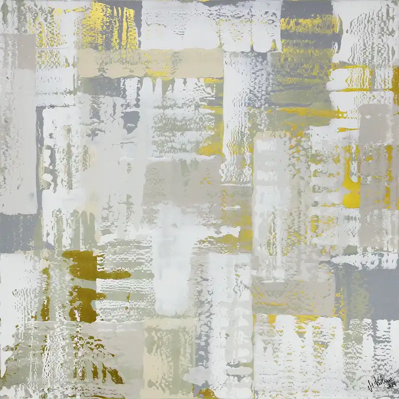 Super-Preis M.Kühne: "Golden Imagination III", modernes Originalgemälde (Unikat)