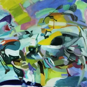 Zeitgenössisches Ölgemälde von Stefan Petrunov: "Composition", Originalgemälde (Unikat) (A) Kracherpreis