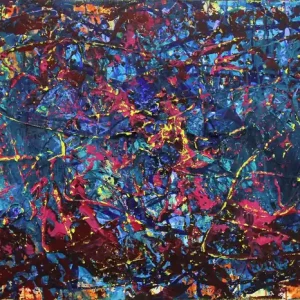 Unikat: "Hommage an die Vergangenheit II", Originalgemälde, J. Fernandez, Acrylbilder Zertifiziert