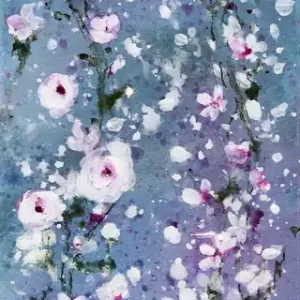 Maya: "Blütentraum II", Originale Acrylbilder (Unikat) Kostenfreie Lieferung