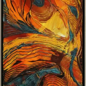 Echt Moderne Originalkunst: "Schicksalwege I", J. Fernandez, Unikat