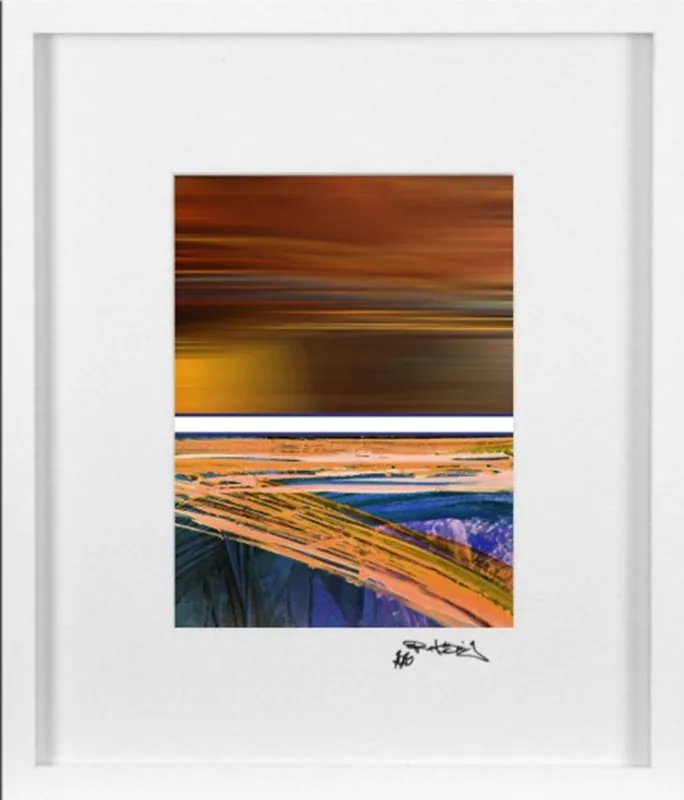 Versand Am Gleichen Tag Edition, signierter Kunstdruck, Raphael König: "Zeitsturz I"
