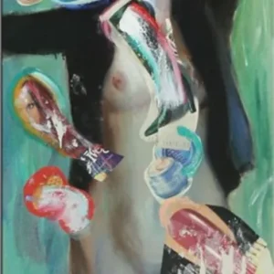 Versand Am Gleichen Tag Zeitgenössische Ölmalerei von Stefan Petrunov: "Woman", Originalgemälde (Unikat) (A)
